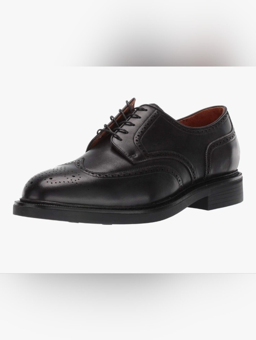 Polo Ralph Lauren Asher Wing Tip Black Calf Leather Oxfords Dress Shoes Size11 D